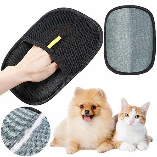 The Pet Grooming Glove That Makes Shedding Disappear — Dogs, Cats & Rabbits